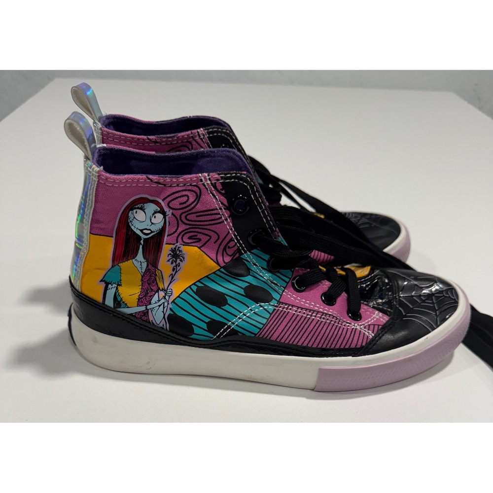 Nightmare Before Christmas Sally Jack Skellington High Top Sneakers 6